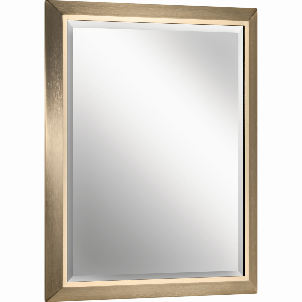 KICHLER 41011CPZ 24" Rectangular Mirror In Champagne Bronze