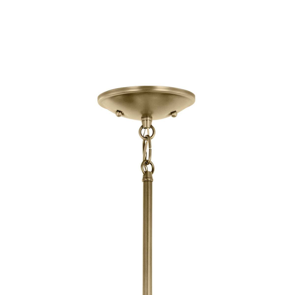 KICHLER 43670NBRCLR Shailene 15.25" 3-Light Mini Chandelier With Clear Glass In Natural Brass