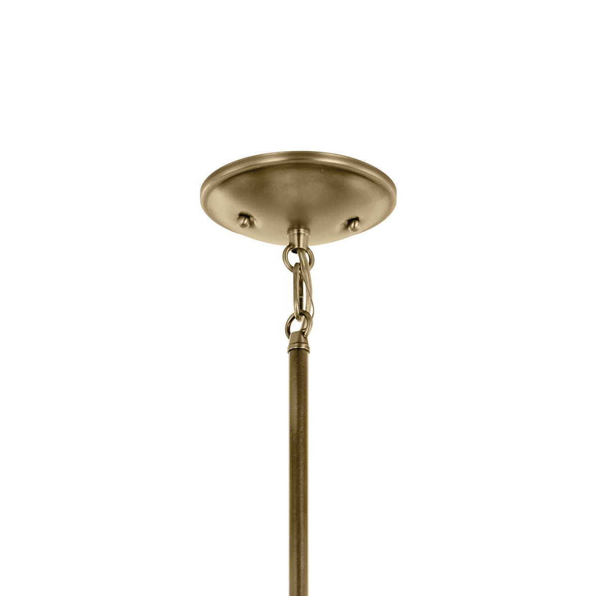 KICHLER 43672NBRCLR Shailene 26.5" 9-Light 2-Tier Chandelier With Clear Glass In Natural Brass