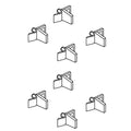 KOHLER L-Shaped Shelf Clip Kit, K-1525127