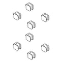 KOHLER C-Shaped Shelf Clip Kit, K-1525128