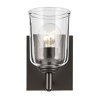 KICHLER 45572OZCLR Shailene 5" 1-Light Wall Sconce With Clear Glass In Olde Bronze