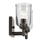 KICHLER 45573OZCLR Shailene 12.5" 2-Light Vanity Light With Clear Glass In Olde Bronze