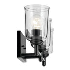 KICHLER 45574BKCLR Shailene 21" 3-Light Vanity Light With Clear Glass In Black