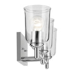 KICHLER 45574CHCLR Shailene 21" 3-Light Vanity Light With Clear Glass In Chrome