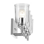 KICHLER 45575CHCLR Shailene 29.75" 4-Light Vanity Light With Clear Glass In Chrome