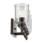 KICHLER 45575OZCLR Shailene 29.75" 4-Light Vanity Light With Clear Glass In Olde Bronze