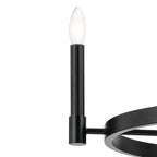 KICHLER 52426BK Tolani 20.25" 4-Light Chandelier In Black