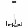 KICHLER 52426BK Tolani 20.25" 4-Light Chandelier In Black
