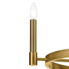 KICHLER 52426BNB Tolani 20.25" 4-Light Chandelier In Brushed Natural Brass