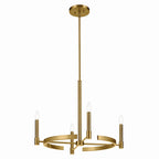 KICHLER 52426BNB Tolani 20.25" 4-Light Chandelier In Brushed Natural Brass