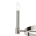 KICHLER 52426PN Tolani 20.25" 4-Light Chandelier In Polished Nickel