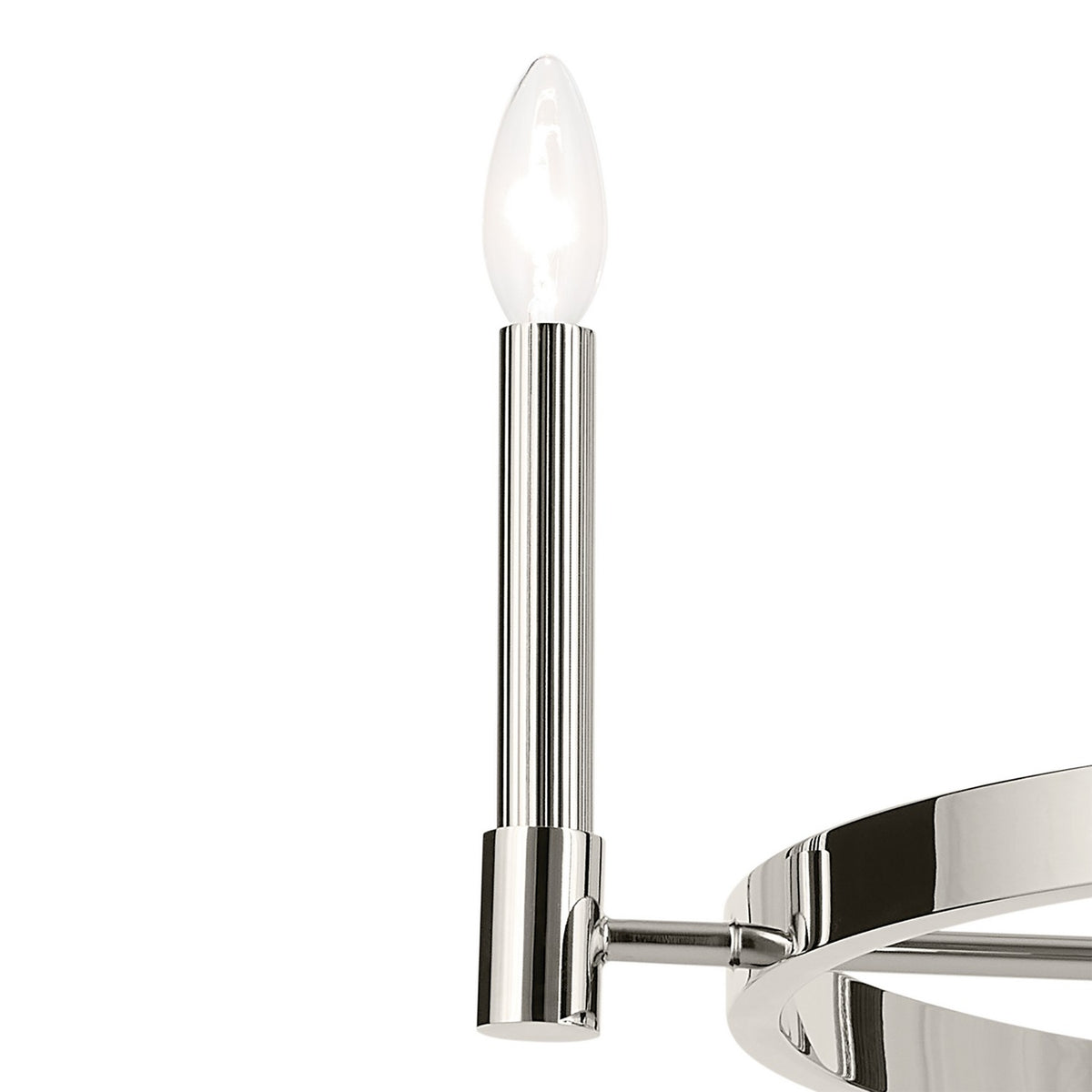 KICHLER 52426PN Tolani 20.25" 4-Light Chandelier In Polished Nickel