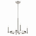 KICHLER 52426PN Tolani 20.25" 4-Light Chandelier In Polished Nickel