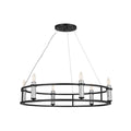 KICHLER 52490BK Rosalind Chandelier 6 Light - Black