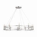 KICHLER 52491PN Rosalind Chandelier 10 Light - Polished Nickel