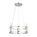 KICHLER 52493PN Rosalind Mini Chandelier 3 Light - Polished Nickel