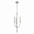 KICHLER 52496PN Florence Mini Chandelier 3 Light - Polished Nickel