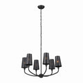 KICHLER 52508BK Adeena Chandelier 6 Light - Black