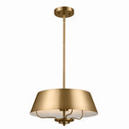 KICHLER 52542BNB Luella Pendant/Semi Flush 3 Light - Brushed Natural Brass