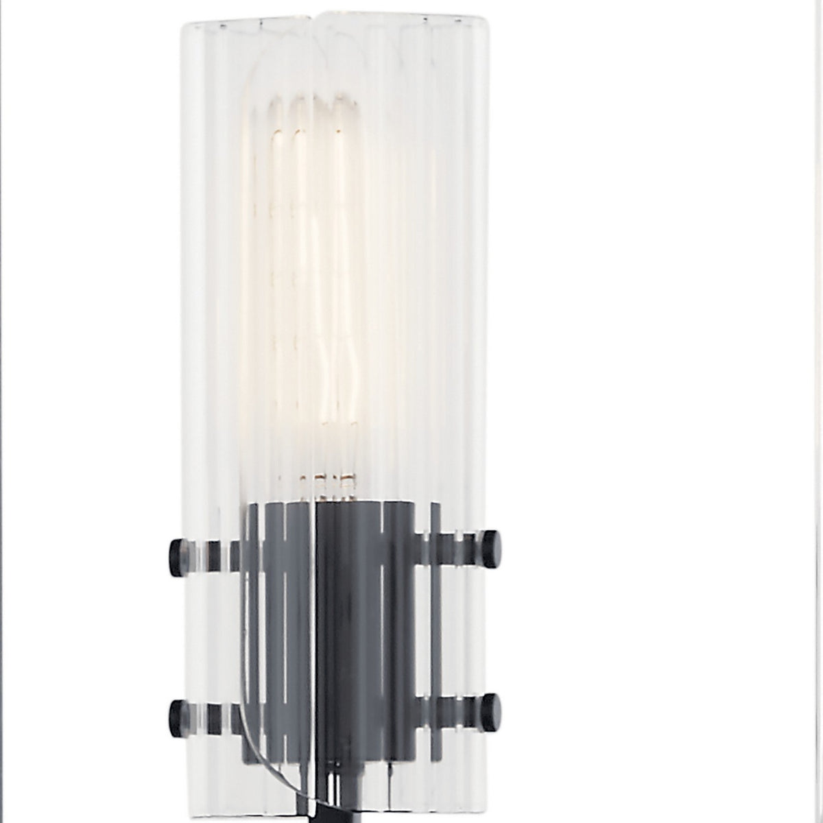 KICHLER 52678BK Velestino 20.5" 4-Light Chandelier In Black