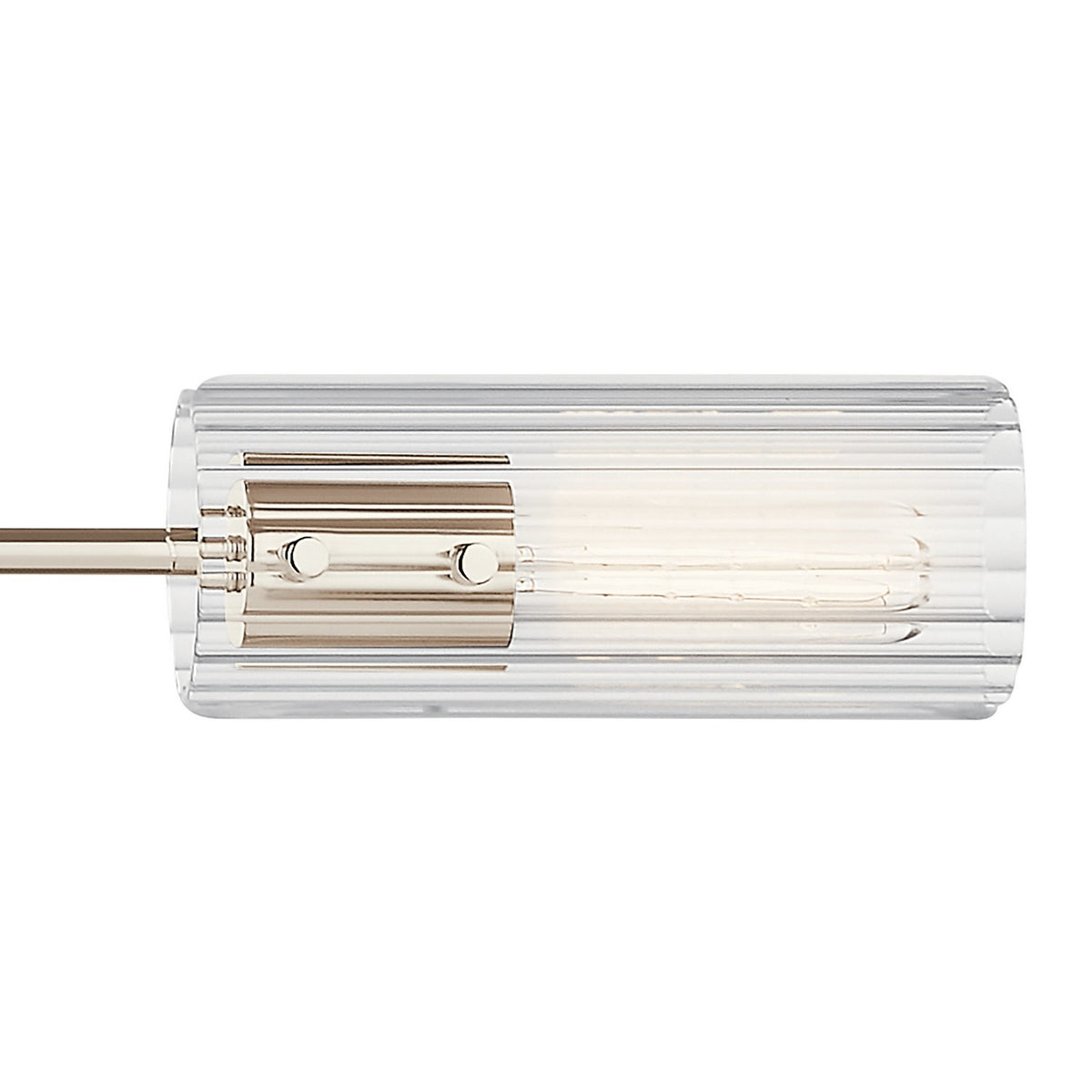KICHLER 52681PN Velestino 47.50" 4-Light Linear Chandelier In Polished Nickel