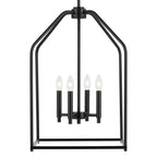 KICHLER 52722BK Madden 25.5" 4 Light Pendant In Black
