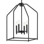 KICHLER 52722BK Madden 25.5" 4 Light Pendant In Black