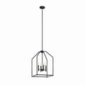 KICHLER 52722BK Madden 25.5" 4 Light Pendant In Black