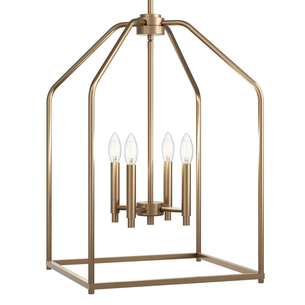 KICHLER 52722CPZ Madden 25.5" 4 Light Pendant In Champagne Bronze