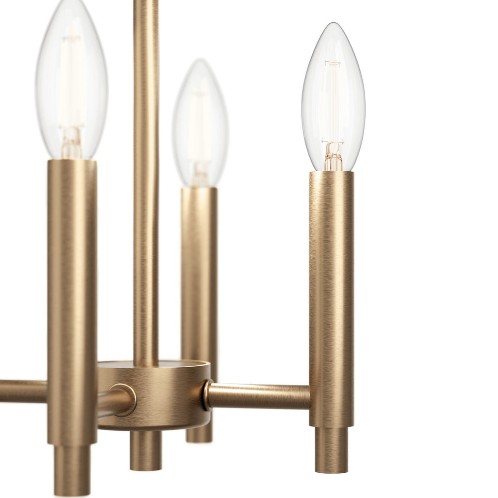 KICHLER 52722CPZ Madden 25.5" 4 Light Pendant In Champagne Bronze