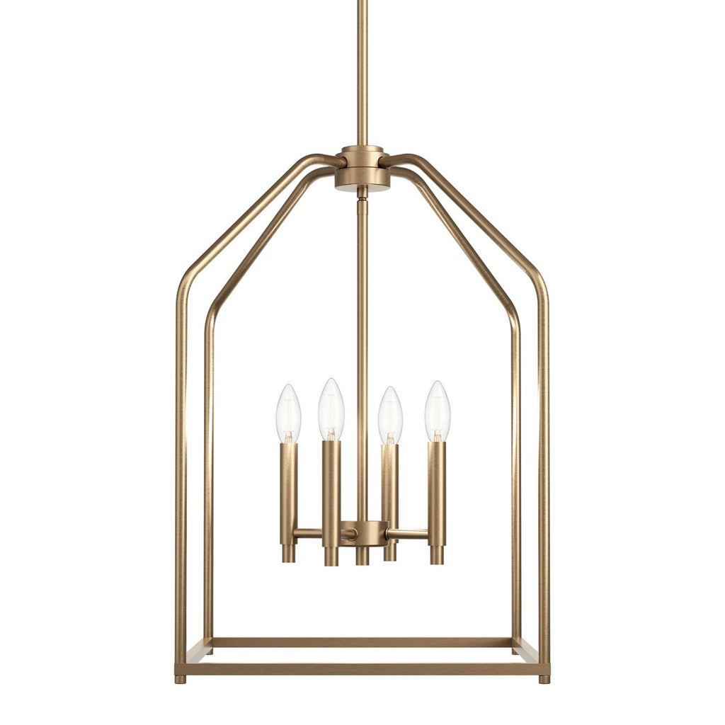 KICHLER 52722CPZ Madden 25.5" 4 Light Pendant In Champagne Bronze