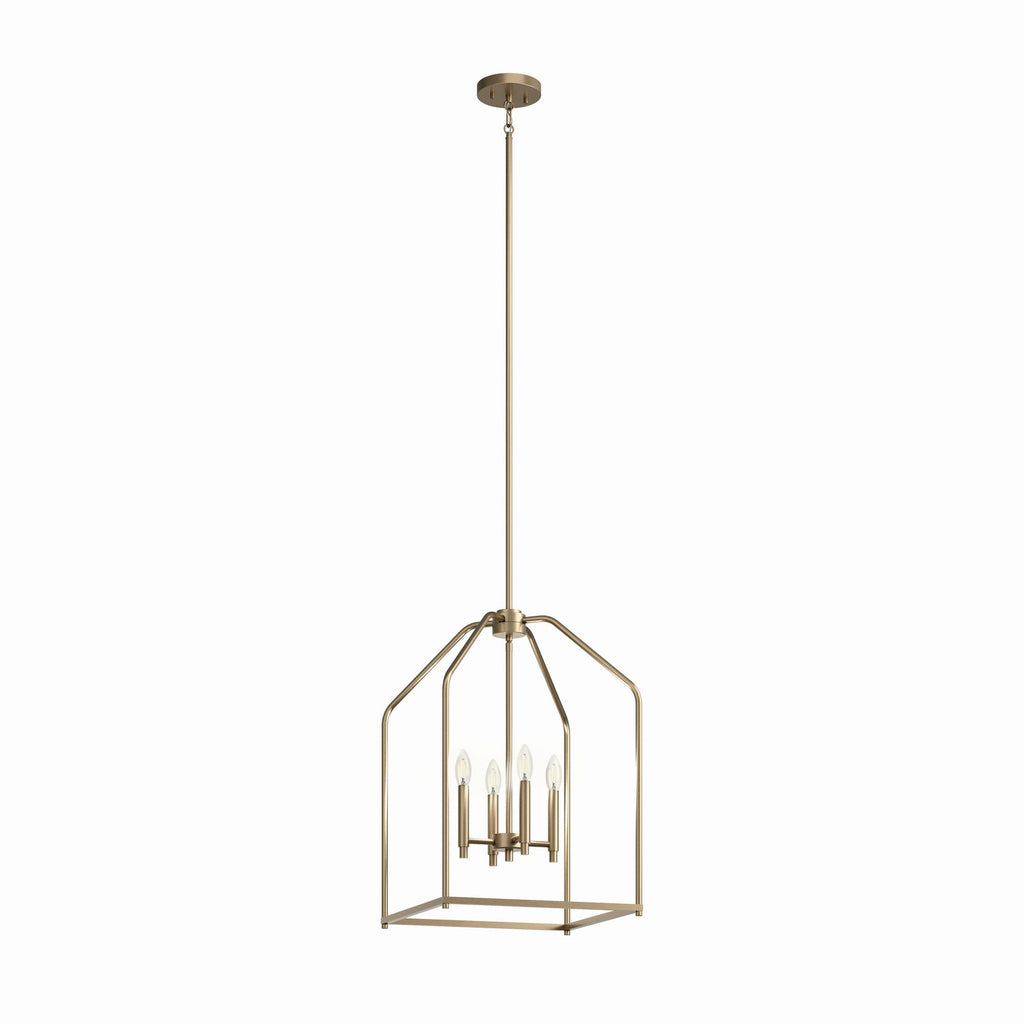 KICHLER 52722CPZ Madden 25.5" 4 Light Pendant In Champagne Bronze
