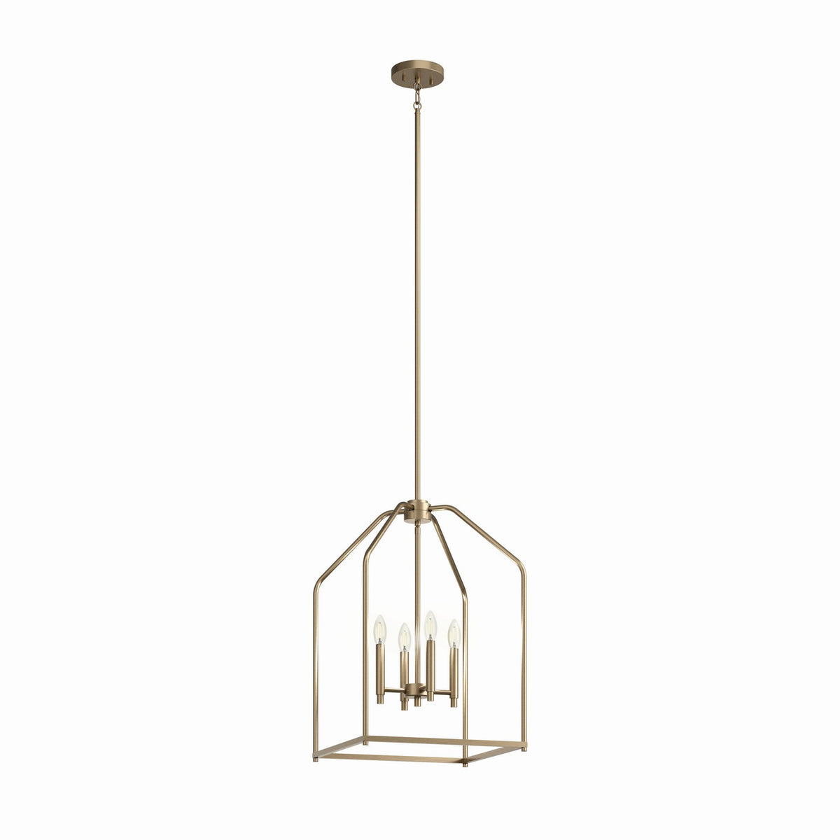KICHLER 52722CPZ Madden 25.5" 4 Light Pendant In Champagne Bronze