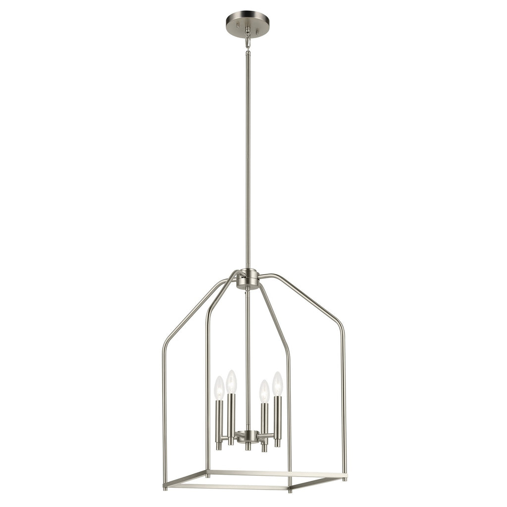 KICHLER 52722NI Madden 25.5" 4 Light Pendant In Brushed Nickel