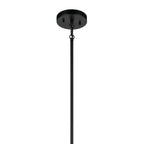 KICHLER 52723BK Madden 36" 8 Light Foyer Pendant In Black