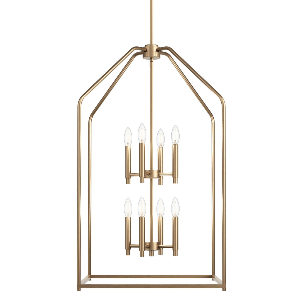 KICHLER 52723CPZ Madden 43" 8 Xl Light Foyer Pendant In Champagne Bronze