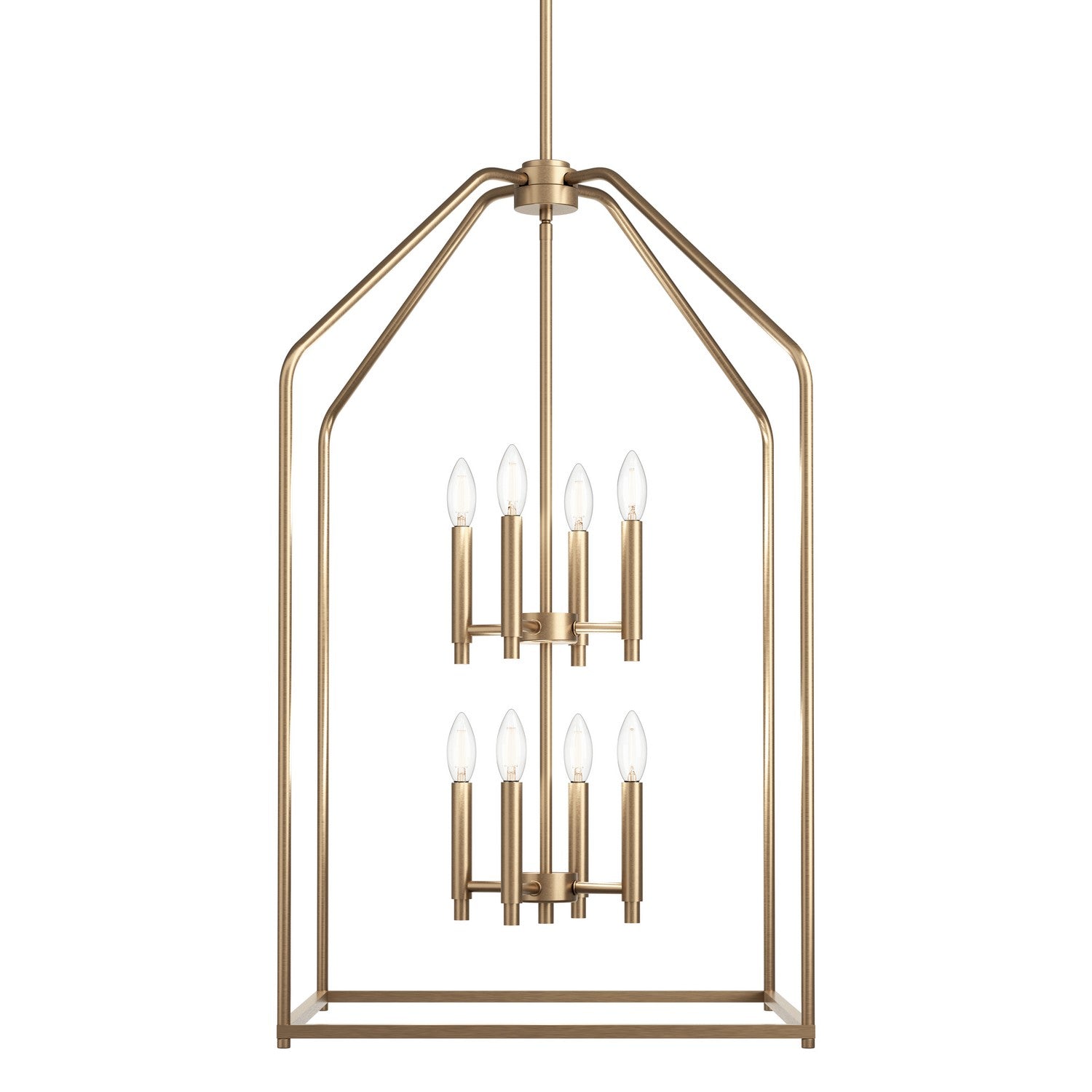 KICHLER 52723CPZ Madden 43" 8 Xl Light Foyer Pendant In Champagne Bronze