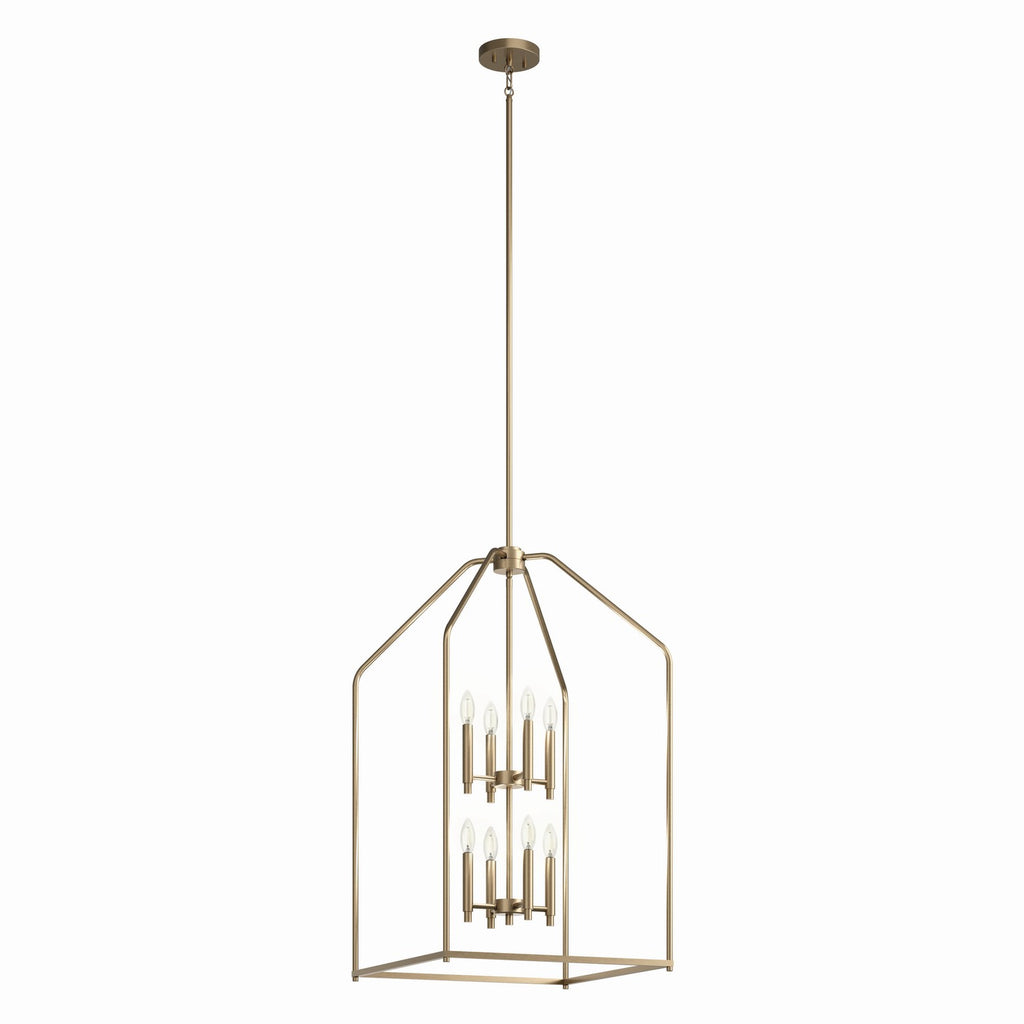 KICHLER 52723CPZ Madden 43" 8 Xl Light Foyer Pendant In Champagne Bronze