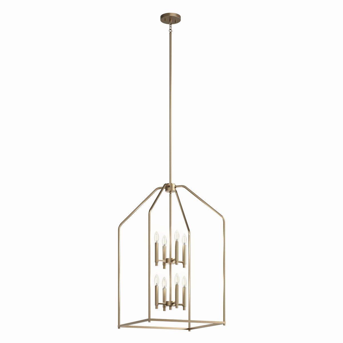 KICHLER 52723CPZ Madden 43" 8 Xl Light Foyer Pendant In Champagne Bronze