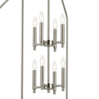 KICHLER 52723NI Madden 36" 8 Light Foyer Pendant In Brushed Nickel