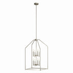 KICHLER 52723NI Madden 36" 8 Light Foyer Pendant In Brushed Nickel