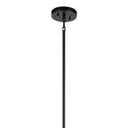 KICHLER 52724BK Madden 43" 8 Xl Light Foyer Pendant In Black