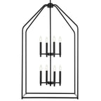 KICHLER 52724BK Madden 43" 8 Xl Light Foyer Pendant In Black