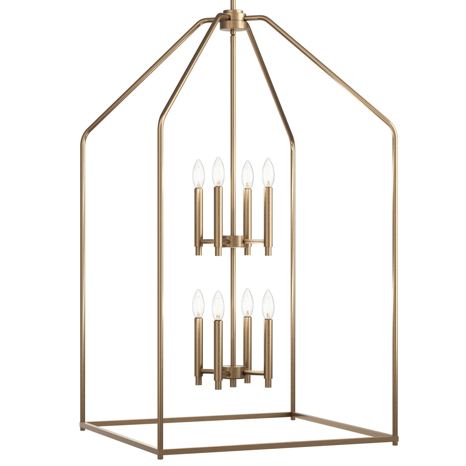 KICHLER 52724CPZ Madden Large Foyer Pendant 8 Light - Champagne Bronze