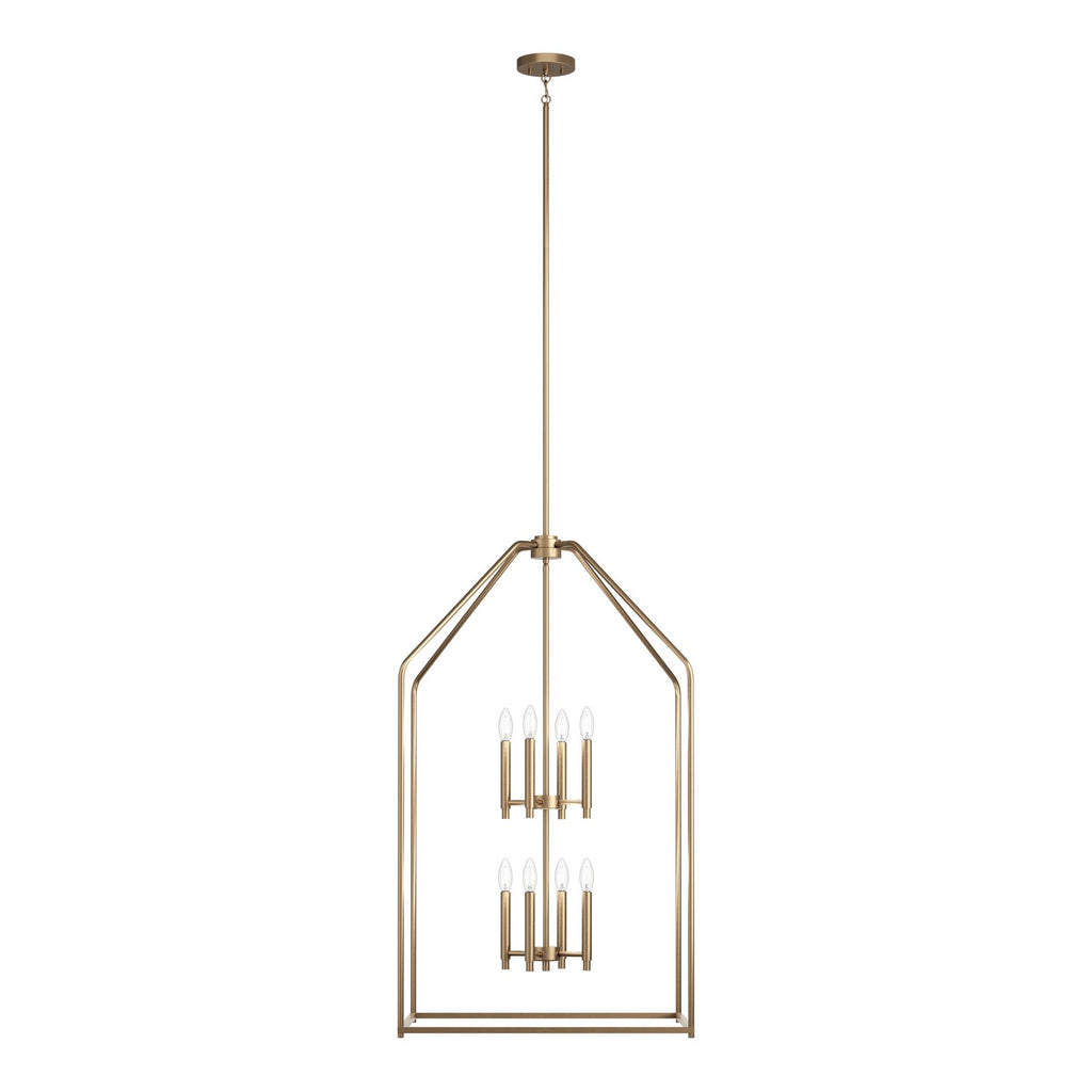 KICHLER 52724CPZ Madden Large Foyer Pendant 8 Light - Champagne Bronze