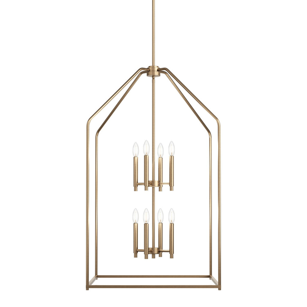 KICHLER 52724CPZ Madden Large Foyer Pendant 8 Light - Champagne Bronze