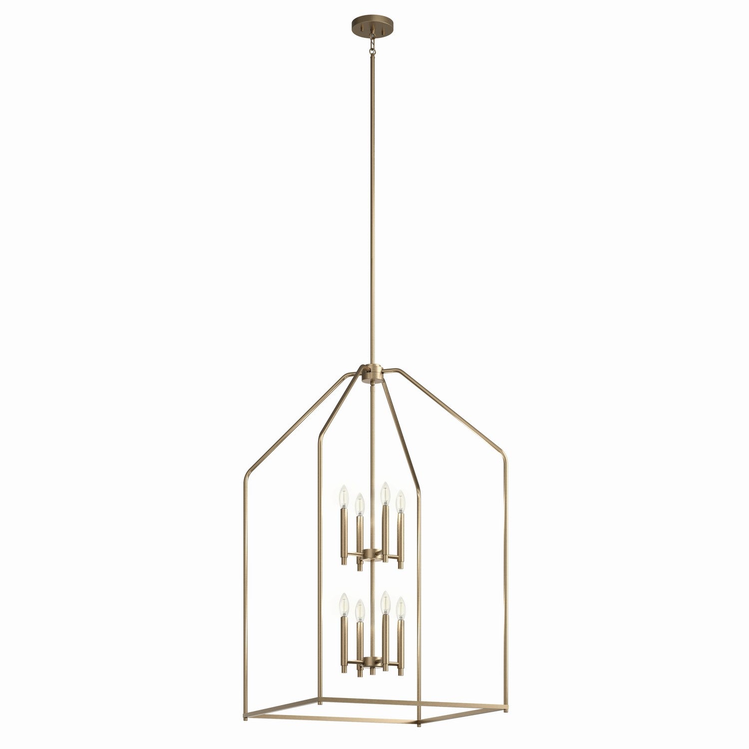 KICHLER 52724CPZ Madden Large Foyer Pendant 8 Light - Champagne Bronze