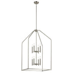 KICHLER 52724NI Madden 43" 8 Xl Light Foyer Pendant In Brushed Nickel