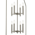 KICHLER 52724NI Madden 43" 8 Xl Light Foyer Pendant In Brushed Nickel